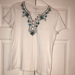 Women’s Croft & Barrow Embellished Top